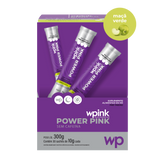 power pink sem cafeína de maçã verde - pré-treino - 300g - wp
