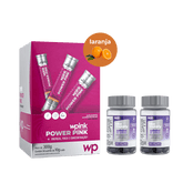 power pink de laranja + 2 cabelos e unhas