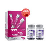 Power pink de maçã do amor - pré-treino - 300g + 2 cabelos e unhas