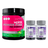 super power pink de limão 300g + 2 cabelos e unhas - wp