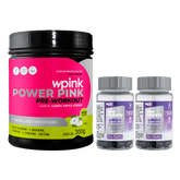 super power pink de maçã verde 300g + 2 cabelos e unhas - wp