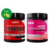 creatina de limão 240g - super power pink de lichia - pré-treino – 300g