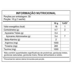 power pink sem cafeína de maçã verde - pré-treino - 300g - wp
