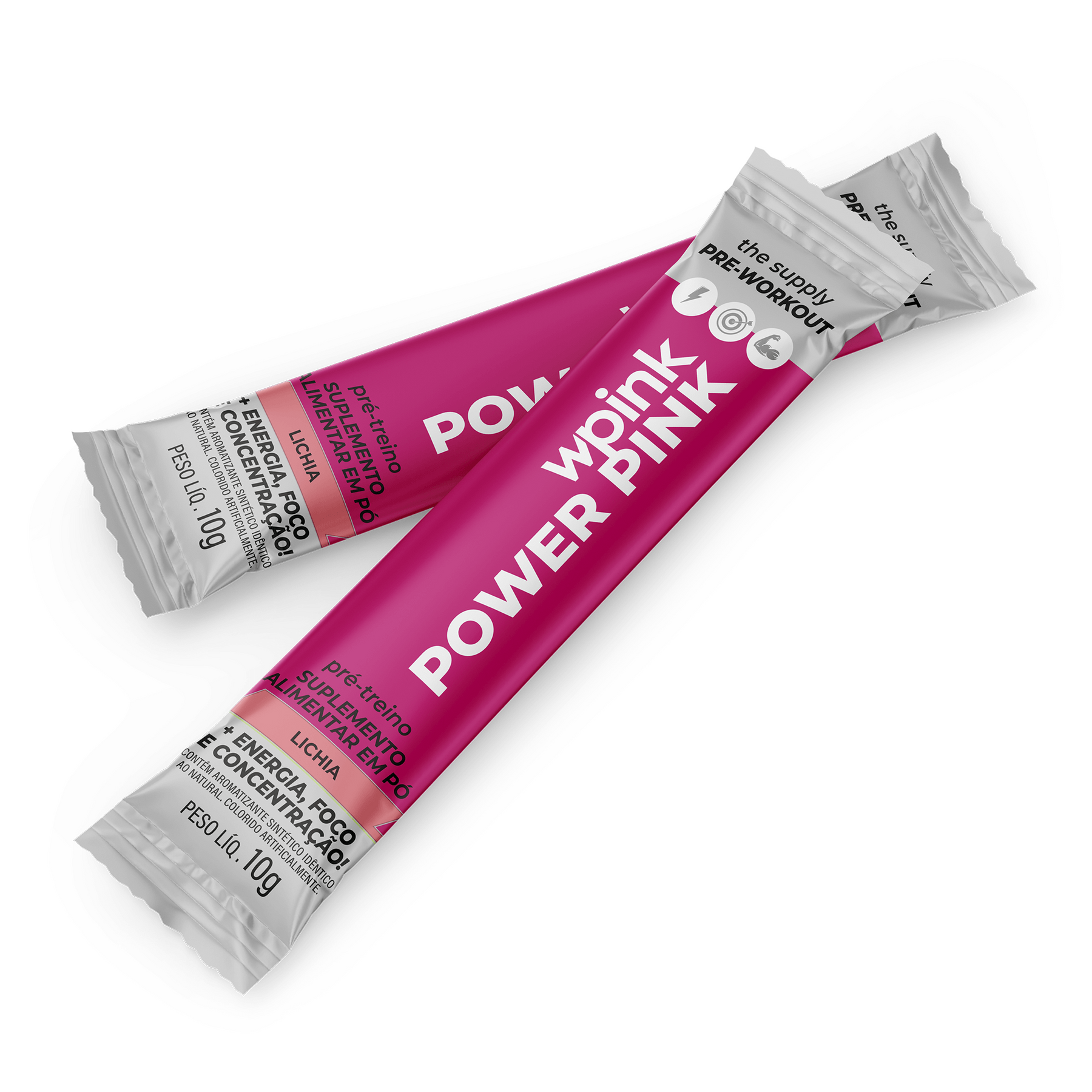 power pink de lichia - pré-treino – 300g - wp