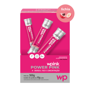 power pink de lichia - pré-treino – 300g - wp